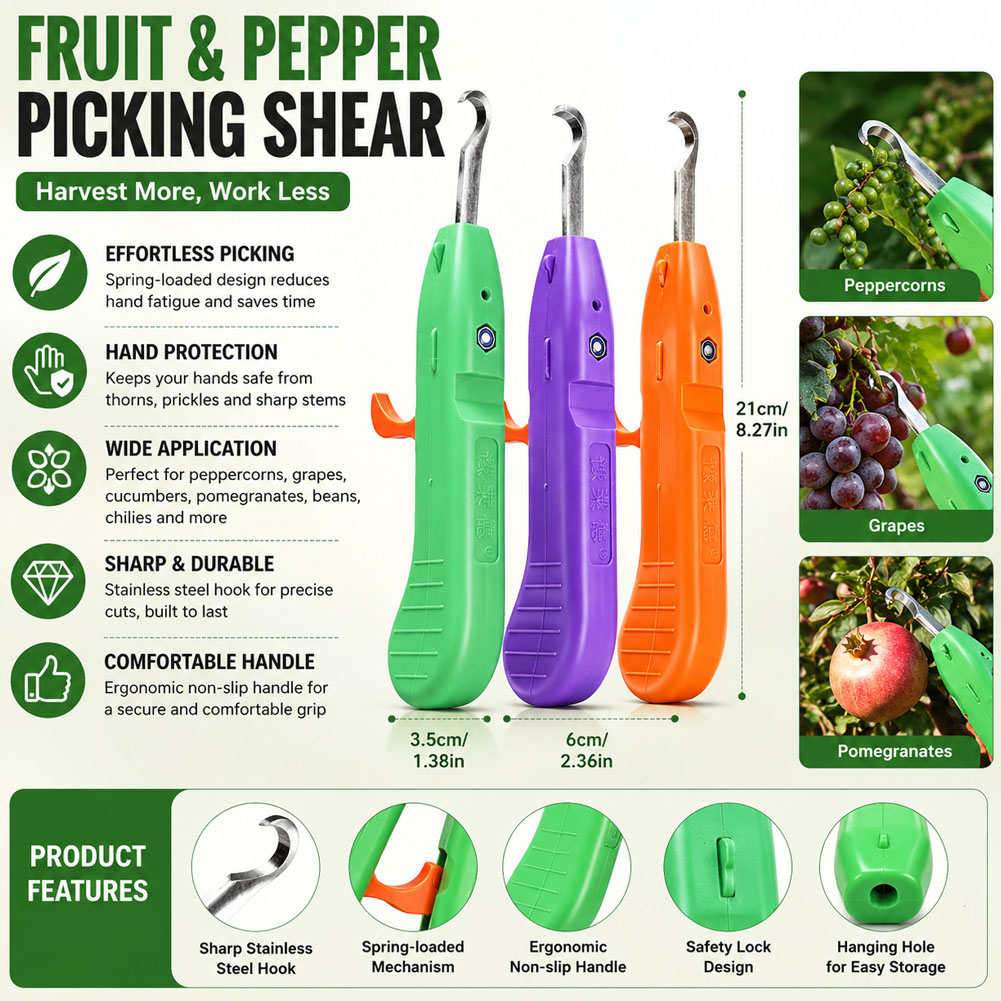 Narzędzie do szybkiego zbioru  – Gardening Tools Vegetables recenzja i cena