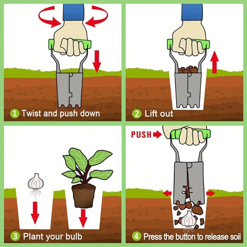 1-5 SZT. Przenośna sadzarka do – Gardening Tools Vegetables recenzja i cena